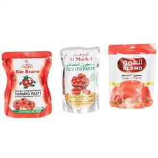 Pâte de tomate en sachet halal