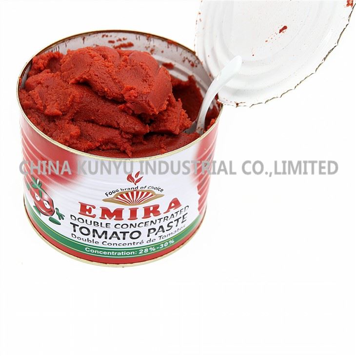 Prix d’usine Pâte de tomate fraîche en conserve de qualité supérieure